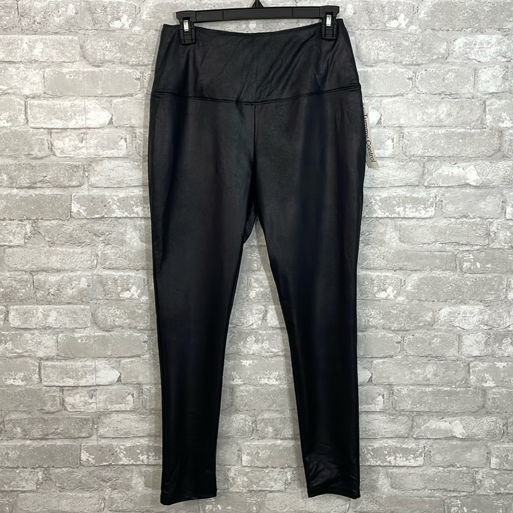 Christian Siriano Faux Leather Coated Leggings